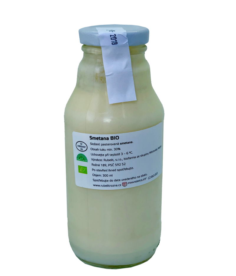 Smetana BIO 0,33 l