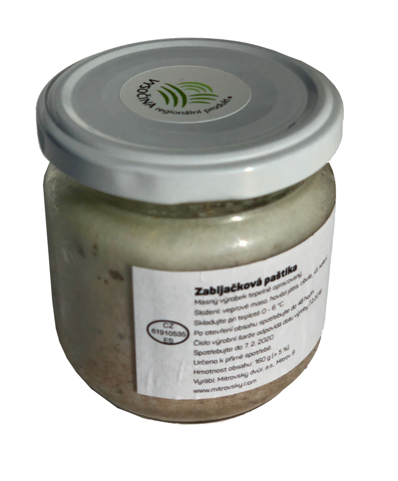 Zabijačková paštika 160 g